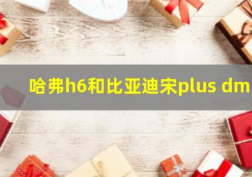 哈弗h6和比亚迪宋plus dmi